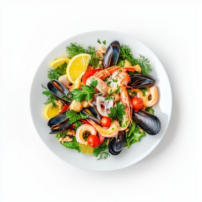 Фирменное блюдо Морской гриль прованс - купить в Апанаево